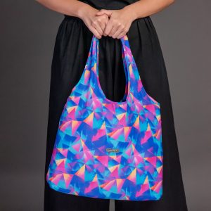 ถุงผ้าร่ม-Nano Bag-กระเป๋าลดโลกร้อน-ถุงผ้าshopping-สีretro