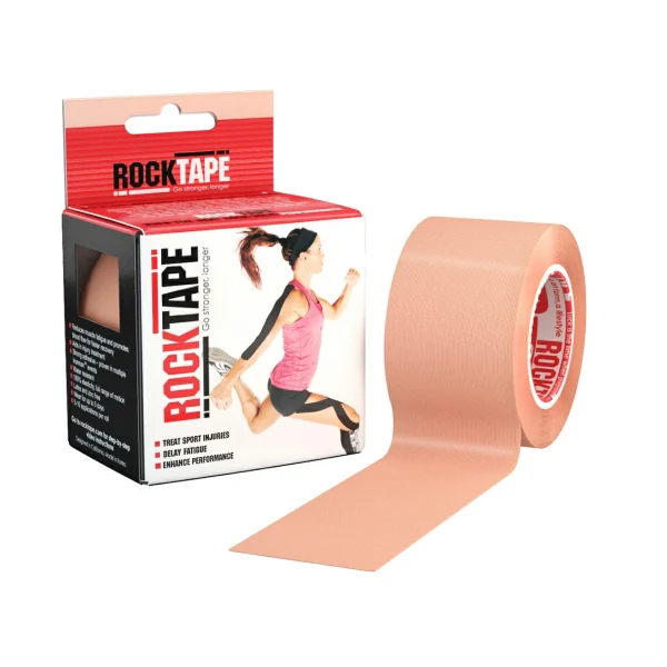 RockTape-ktape-kinesiologytape-Beige-เทปพยุงกล้ามเนื้อ-เทปกีฬา-สีเนื้อ