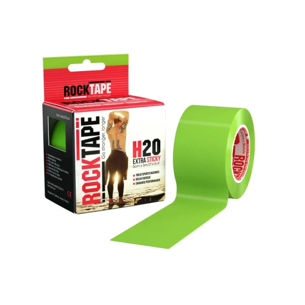 RockTape_ktape_kinesio_KinesiologyTape_เทปพยุงกล้ามเนื้อ_เทปกีฬา_เทปลดปวด_เทปสี-H2O_Lime_สีเขียวอ่อน