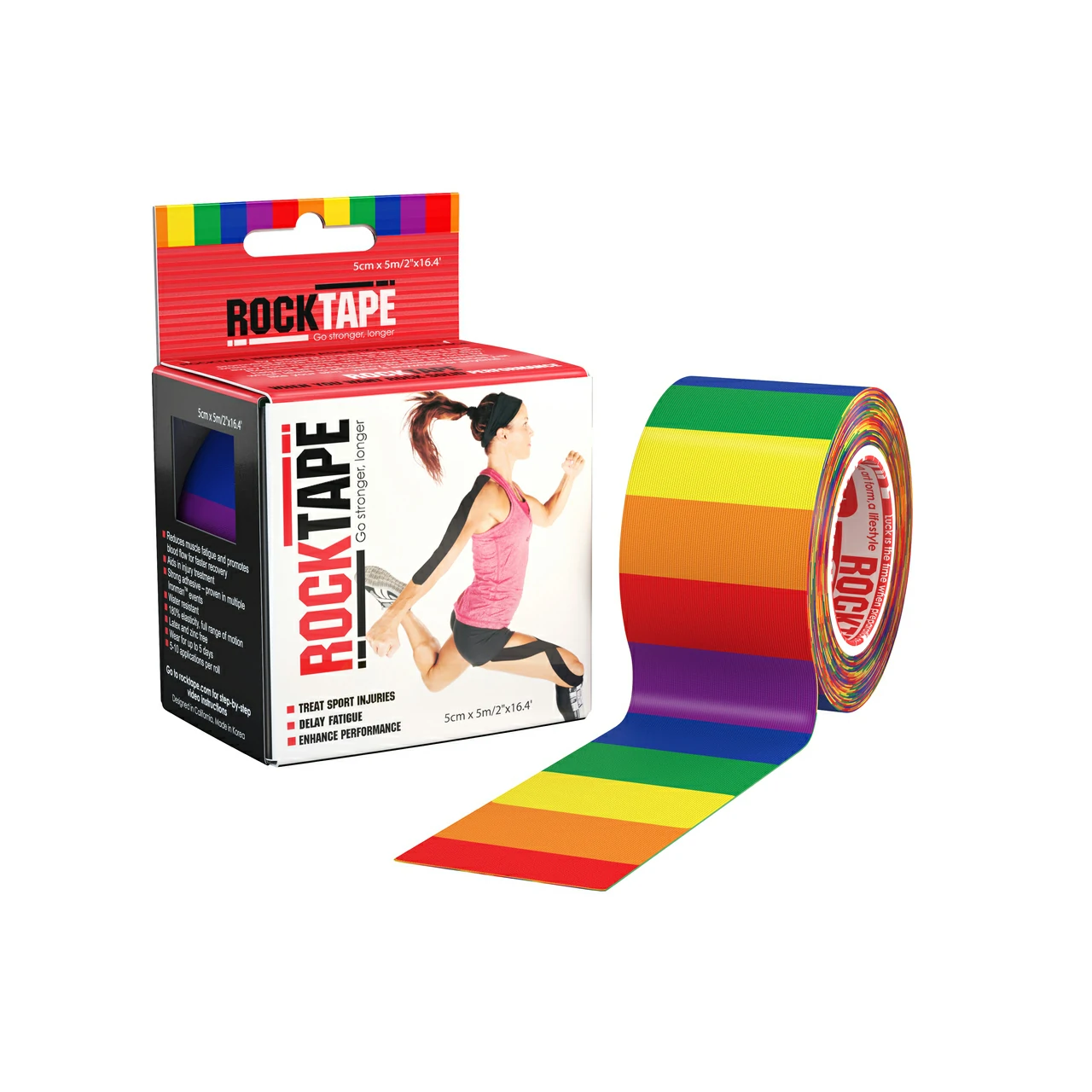 RockTape_ktape_kinesio_KinesiologyTape_เทปพยุงกล้ามเนื้อ_เทปกีฬา_เทปลดปวด_เทปสี-Standard_Rainbow_Pride_สีรุ้ง
