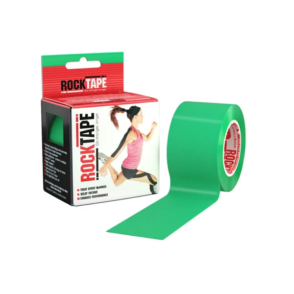 RockTape_ktape_kinesio_KinesiologyTape_เทปพยุงกล้ามเนื้อ_เทปกีฬา_เทปลดปวด_เทปสี_Green_สีเขียว