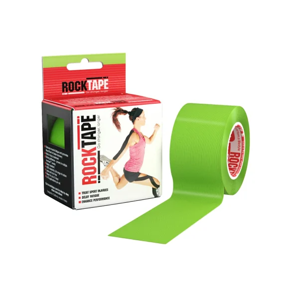 RockTape_ktape_kinesio_KinesiologyTape_เทปพยุงกล้ามเนื้อ_เทปกีฬา_เทปลดปวด_เทปสี_Lime_สีเขียวอ่อน